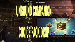 Neverwinter Elite Refinement Pack and Unbound Companion Choice Pack