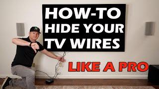 Hide Your TV Wires "Like a Pro" in Under 30 min