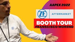 ZF Auto Tech Trainer Gives Us Booth Tour #automotiveaftermarket #autoparts