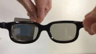 How do Real-D 3-D glasses work?