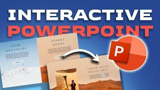 Super fun and professional INTERACTIVE POWERPOINT TUTORIAL 