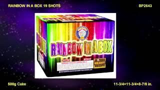 BP2643 Rainbow in a Box 19 shots / Brothers Heavy Weights Cake