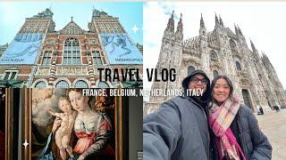 Eurotrip VLOG(Paris, Belgium, Amsterdam, Milan)