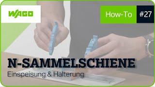 Einspeisung und Halterung der N-Sammelschiene | Stay Connected