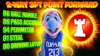 NBA2K24 MY PERSONAL POINT FORWARD BUILD: 2-WAY 3PT POINT FORWARD!!!!