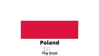 Poland Flag Emoji   - Copy & Paste - How Will It Look on Each Device?