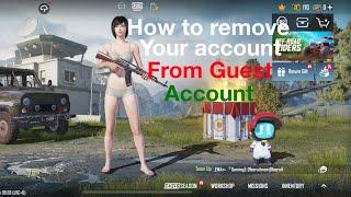 How to remove your account from guest account