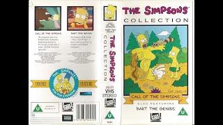 Original VHS Opening and Closing to The Simpsons Collection Call of the Simpsons UK VHS Tape