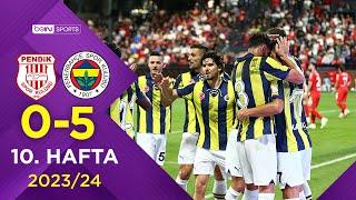 Siltaş Yapı Pendikspor (0-5) Fenerbahçe | 10. Hafta - Trendyol Süper Lig 2023/2024