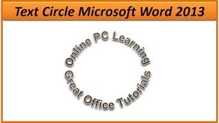 Create Text Circle in Microsoft Word - Simple Steps