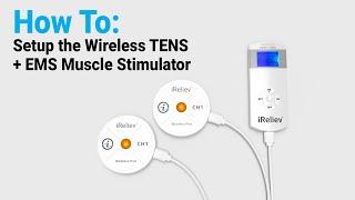 How to setup the Wireless TENS + EMS Muscle Stimulator