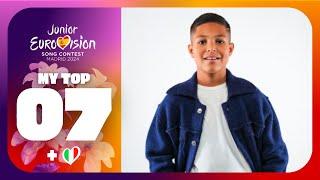 My Top 7 - Junior Eurovision 2024 (NEW: )