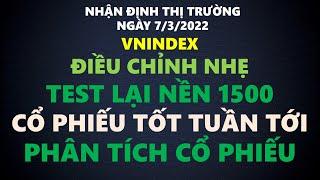 Chứng khoán hôm nay | Thị trường ngày 7/3: Vnindex điều chỉnh nhẹ dưới áp lực từ nhóm vốn hóa lớn