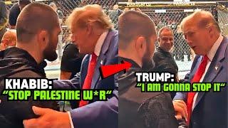 Khabib Nurmagomedov Tells Donald Trump To Stop The W*r In Palestine (FULL CONVERSATION)