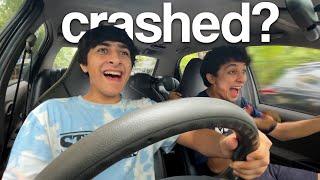 TEACHING YOUNGER BROTHER HOW TO DRIVE *bad idea*