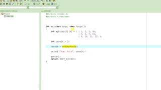 Passing 2 Dimensional Arrays to Functions