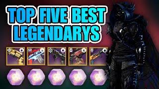 Top 5 BEST Legendary Weapons for PvE | Destiny 2 - Episode: Revenant