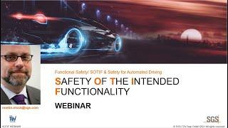 SOTIF Safety of the intended functionality (Webinar)