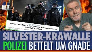 "BITTE NICHT AUF POLIZEI SCHIESSEN" Bettelbrief an die Eltern von Kindern in Berlin Silvester 2024