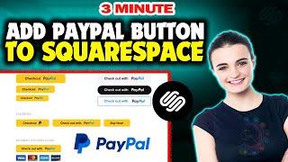 How to add paypal button to squarespace 2024 (Quick & Easy)