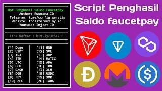 Cara mendapatkan saldo faucetpay via termux