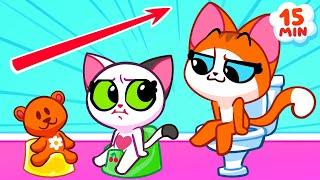  Potty Training for Kids  Good and Healthy Habits  Funny Kids Stories  Purr-Purr