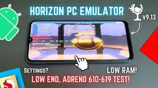 Horizon PC Emulator on Low-End Android Phone TEST - Best Settings!