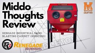 RENEGADE INDUSTRIAL SAND BLASTING CABINET REVIEW / ASSEMBLY RISBC220