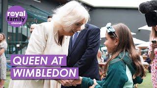 Queen Camilla Attends Wimbledon Amid Hopes for Kate's Finals Return