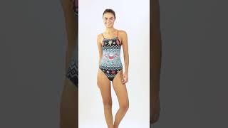 Sporti Granny Sweater Holiday Groovy Micro Back One Piece Swimsuit | SwimOutlet.com