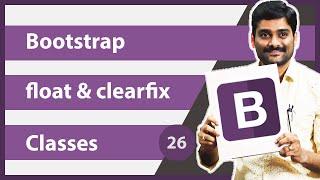 Bootstrap Float and Clearfix Classes - Bootstrap Tutorial 26