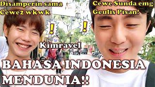 2 Orang Korea Coba Ngomong BAHASA INDONESIA TERUS WKWK DISAMPERIN SAMA CEWEK (ft. @kims_0328 )