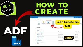 2. Creating Azure Data Factory | ADF tutorials for beginners | Azure Beginner tutorials