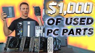 You get A LOT of PC Parts for $1,000... If you buy USED. (Jan 2025's Hunt)