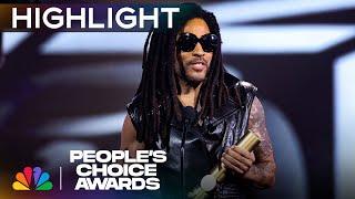 Lenny Kravitz Accepts the Music Icon Award | People's Choice Awards 2024 | NBC