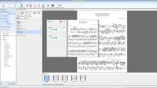 Sheet Music Page Editor in Power Music Professional