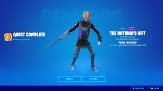 How to Unlock SKEWER Edit Style for The Nothing's Gift Pickaxe | Fortnite Bytes Quests