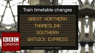 Train timetable shakeup – BBC London News