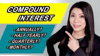 MATHS | Calculate Compound Interest | Annually, Half Yearly, Quarterly, Monthly