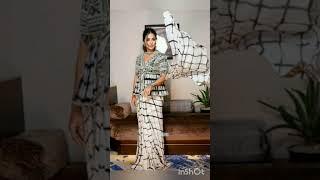 Hina Khan aka Akshara  in saree #traditionallook #yrkkh #ytshorts #viral