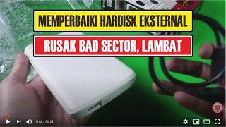 #2, Memperbaiki Hardisk Eksternal Rusak Lemot Lambat Bad Sector, Kiriman Pelanggan Pekalongan Jateng