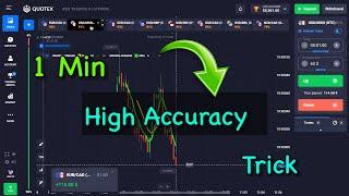 Quotex 1 Min SureShot Trick , Binary Option 1 min 