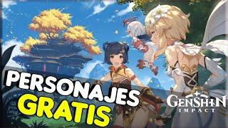 Personajes Gratis | ¿Cómo Obtenerlos? | Genshin Impact