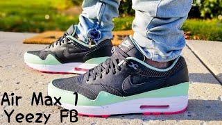 Air Max 1 FB Yeezy Unboxing  & On Feet Grail Pickup!!