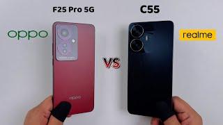 Oppo F25 Pro 5G vs Realme C55 Speed Test Live