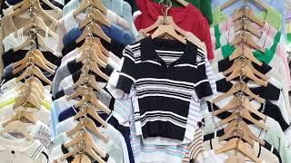 Best wholesale Shop for Ladies mini Tops in Pratunam Market #wholesalemarket #bangkok #thailand