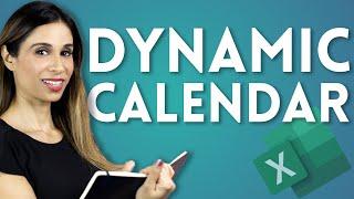 Create Easy Yearly Calendar in Excel and Sheets with a SINGLE Formula