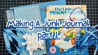 January Junk Journal | prepping the cover and pages