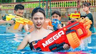 Xgirl Nerf Films: Top 15 Warriors Cherry & SEAL X Girl Nerf Guns Criminal Alibaba