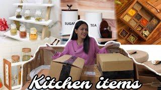 Dekho maine kitchen decoration k liye kya kya liya hai ️|| Varsha Thapa